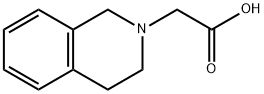 3,4-디하이드로이소퀴놀린-2(1H)-일아세트산(염분데이터:HCl) 구조식 이미지