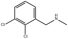 (2,3-디클로로벤질)메틸아민 구조식 이미지