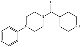 (4-PHENYL-PIPERAZIN-1-YL)-PIPERIDIN-4-YL-METHANONE HYDROCHLORIDE Structure