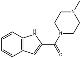 (1H-indol-2-yl)(4-methylpiperazin-1-yl)methanone 구조식 이미지