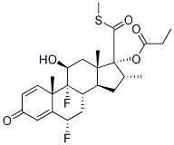 Ticabesone Propionate 구조식 이미지