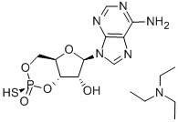 SP-ADENOSINE 3',5'-CYCLIC MONOPHOSPHOTHIOATE TRIETHYLAMINE 구조식 이미지