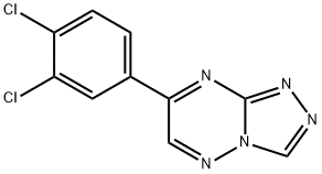 4-(3,4-dichlorophenyl)-1,2,5,7,8-pentazabicyclo[4.3.0]nona-2,4,6,8-tet raene 구조식 이미지