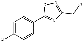 3-(CHLOROMETHYL)-5-(4-CHLOROPHENYL)-1,2,4-OXADIAZOLE Structure