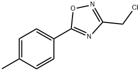 3-(CHLOROMETHYL)-5-(4-METHYLPHENYL)-1,2,4-OXADIAZOLE Structure