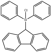 9-(CHLORODIPHENYLSILYL)-9H-FLUORENE Structure