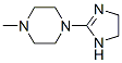 Piperazine, 1-(4,5-dihydro-1H-imidazol-2-yl)-4-methyl- (9CI) 구조식 이미지