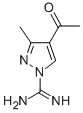 1H-Pyrazole-1-carboximidamide,4-acetyl-3-methyl- Structure