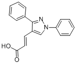 3-(1,3-DIPHENYL-1H-PYRAZOL-4-YL)-ACRYLIC ACID Structure