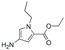 1H-Pyrrole-2-carboxylicacid,4-amino-1-propyl-,ethylester(9CI) Structure