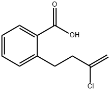 2-(3-CHLORO-3-BUTENYL)BENZOIC ACID Structure