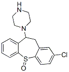 2-Chloro-10-piperazino-10,11-dihydrodibenzo[b,f]thiepin 5-oxide Structure