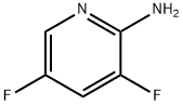 2-Amino-3,5-difluoropyridine 구조식 이미지