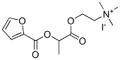 2-[2-(푸란-2-카르보닐옥시)프로파노일옥시]에틸-트리메틸-아자늄요오다이드 구조식 이미지