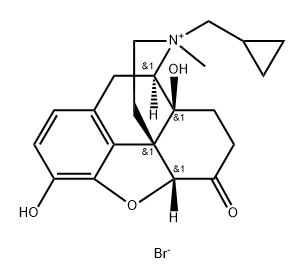 Naltrexone methylbromide Structure