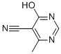 5-Pyrimidinecarbonitrile, 1,4-dihydro-6-methyl-4-oxo- (9CI) 구조식 이미지