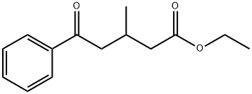 에틸3-메틸-5-옥소-5-페닐발레레이트 구조식 이미지