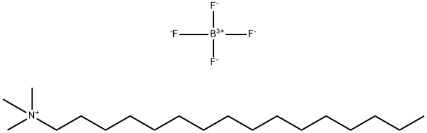 N-HEXADECYLTRIMETHYLAMMONIUM TETRAFLUOROBORATE 구조식 이미지