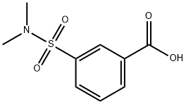 3-DIMETHYLSULFAMOYL-BENZOIC ACID Structure