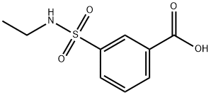 3-[(ETHYLAMINO)SULFONYL]BENZOIC ACID Structure