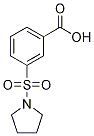3-(피롤리딘-1-일술포닐)벤조산 구조식 이미지