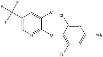 3,5-Dichloro-4-(3-chloro-5-trifluoromethyl-2-pyridyloxy)aniline Structure