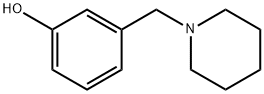 3-(1-Piperidinylmethyl)phenol Structure