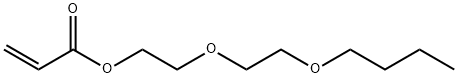 2-(2-부톡시에톡시)에틸아크릴레이트 구조식 이미지