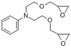 N,N-비스[2-(옥시라닐메톡시)에틸]아닐린 구조식 이미지