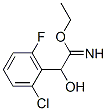 벤젠에탄이미드산,2-클로로-6-플루오로-알파-히드록시-,에틸에스테르(9CI) 구조식 이미지
