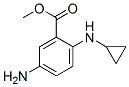 Benzoic acid, 5-amino-2-(cyclopropylamino)-, methyl ester (9CI) Structure