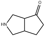 시클로펜타[c]피롤-4(1H)-온,헥사히드로-(9CI) 구조식 이미지