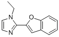 1H-Imidazole,2-(2-benzofuranyl)-1-ethyl-(9CI) 구조식 이미지