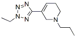 Pyridine, 3-(2-ethyl-2H-tetrazol-5-yl)-1,2,5,6-tetrahydro-1-propyl- (9CI) 구조식 이미지