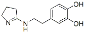 1,2-Benzenediol, 4-[2-[(3,4-dihydro-2H-pyrrol-5-yl)amino]ethyl]- (9CI) 구조식 이미지