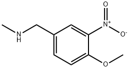 N-(4-Methoxy-3-nitrobenzyl)-N-methylamine 구조식 이미지