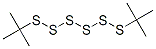 di-tert-butyl hexasulphide Structure