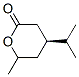 2H-Pyran-2-one,tetrahydro-6-methyl-4-(1-methylethyl)-,(4S)-(9CI) 구조식 이미지