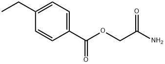 벤조산,4-에틸-,2-아미노-2-옥소에틸에스테르(9CI) 구조식 이미지