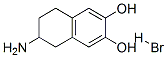 (+/-)-2-AMINO-6,7-DIHYDROXY-1,2,3,4-테트라하이드로나프탈렌하이드로브로마이드 구조식 이미지