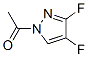1H-Pyrazole, 1-acetyl-3,4-difluoro- (9CI) Structure