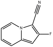 3-인돌리진카보니트릴,2-플루오로-(9CI) 구조식 이미지