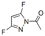 1H-Pyrazole, 1-acetyl-3,5-difluoro- (9CI) Structure