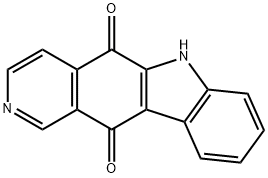 5H-Pyrido[4,3-b]carbazole-5,11(6H)-dione 구조식 이미지