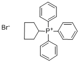 CYCLOPENTYLTRIPHENYLPHOSPHONIUM BROMIDE Structure