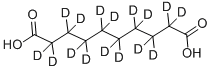 1,10-DECANEDIOIC-D16 ACID 구조식 이미지