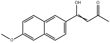 3-Buten-2-one, 4-hydroxy-4-(6-methoxy-2-naphthalenyl)- 구조식 이미지