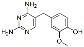 4-[(2,4-다이아미노-5-피리미디닐)메틸]-2-메톡시페놀 구조식 이미지