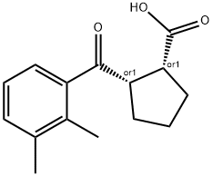 CIS-2-(2,3-DIMETHYLBENZOYL)CYCLOPENTANE-1-CARBOXYLIC ACID Structure