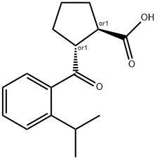 TRANS-2-(2-ISO-PROPYLBENZOYL)CYCLOPENTANE-1-CARBOXYLIC ACID Structure